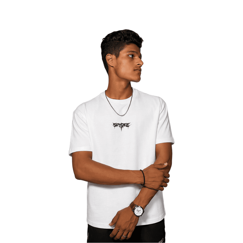 Infernal Guardian White oversized T-shirt  2