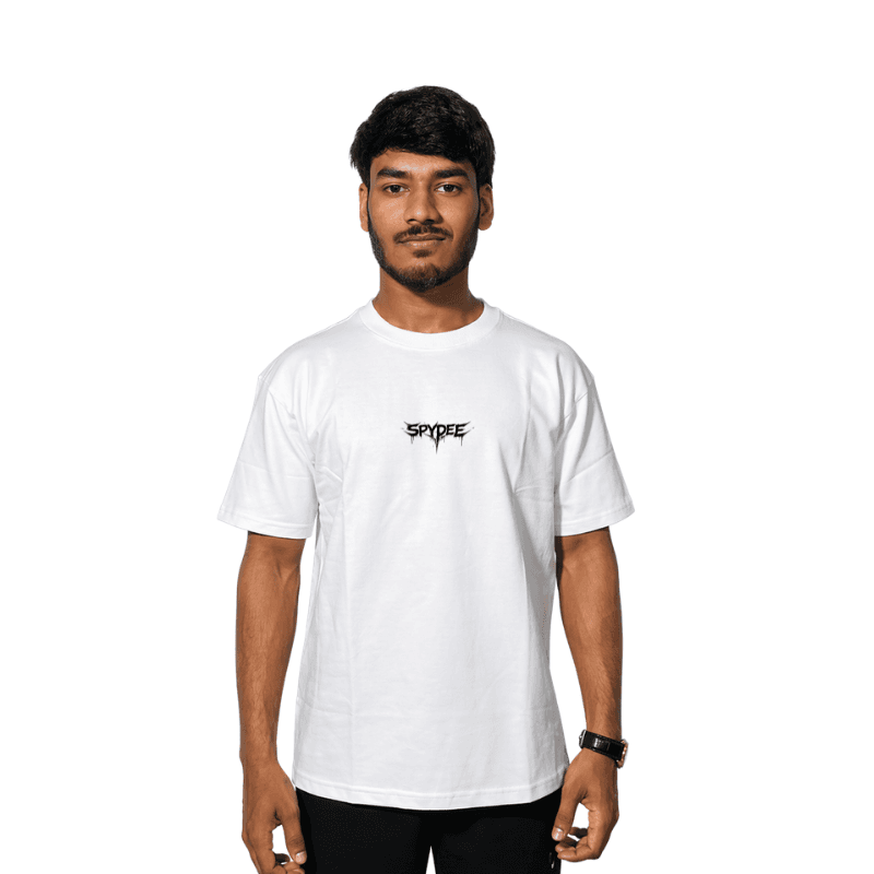 Awakened Warrior White oversized T-shirt  4