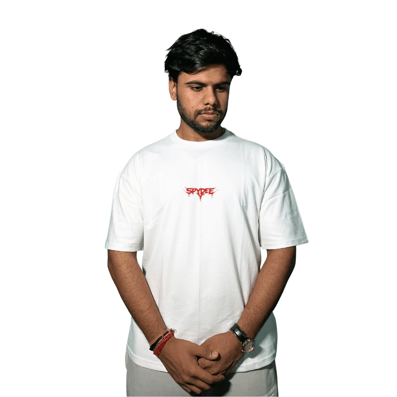 Alpha Instinct White oversized T-shirt  2