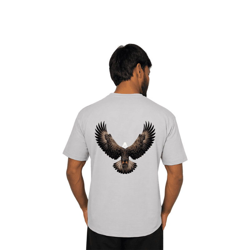 Sky Dominion Gray oversized t shirt 2