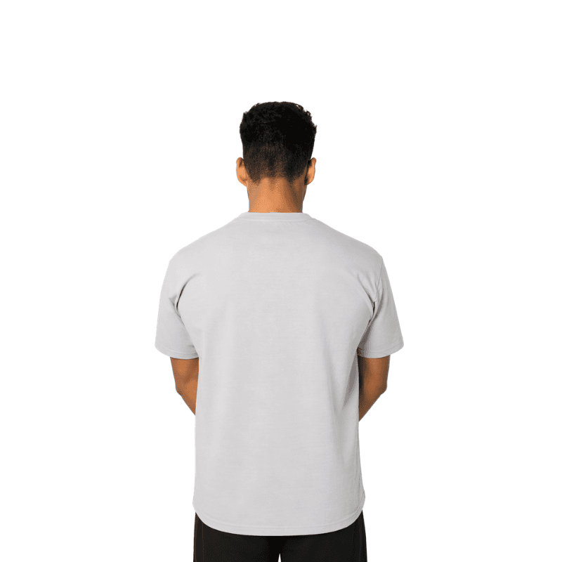 Gray oversized unisex t shirt 2