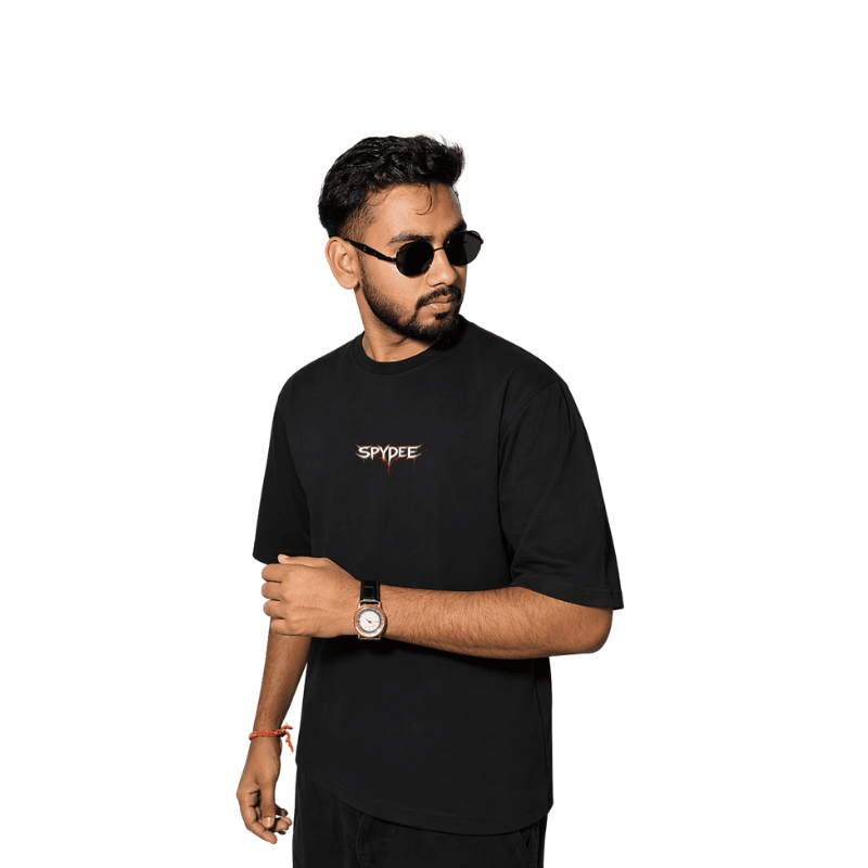 Black oversized T-shirt 