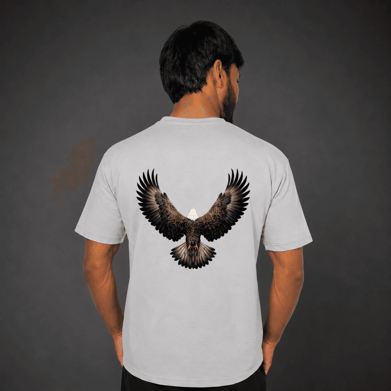 Sky Dominion Gray oversized t shirt 2